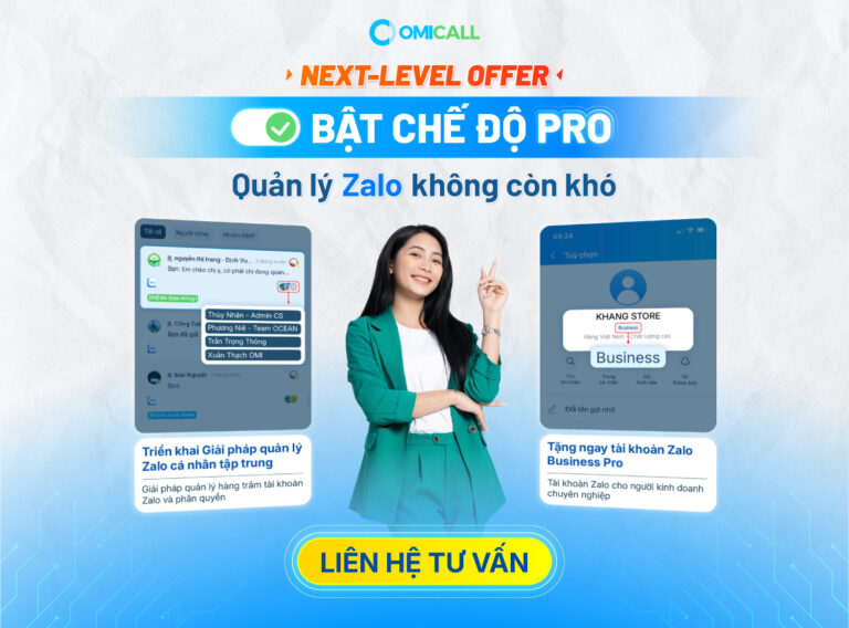 Triển Khai Giải Pháp Quản Lý Zalo Cá Nhân Tập Trung - Nhận Ngay Tài Khoản Zalo Business Pro!