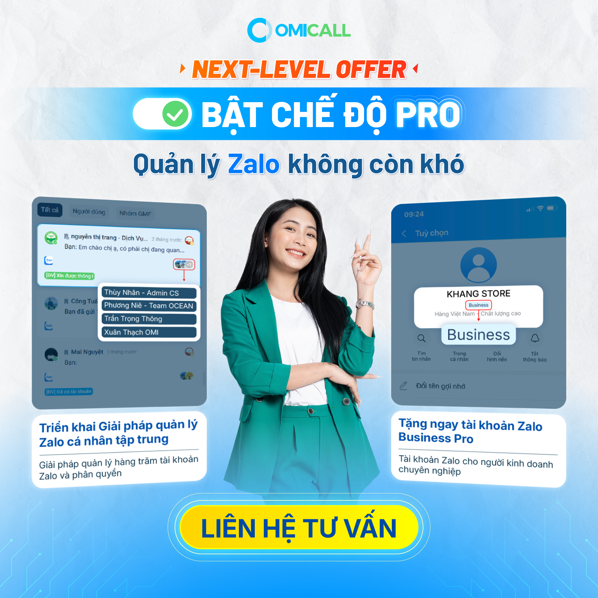 Triển Khai Giải Pháp Quản Lý Zalo Cá Nhân Tập Trung - Nhận Ngay Tài Khoản Zalo Business Pro!