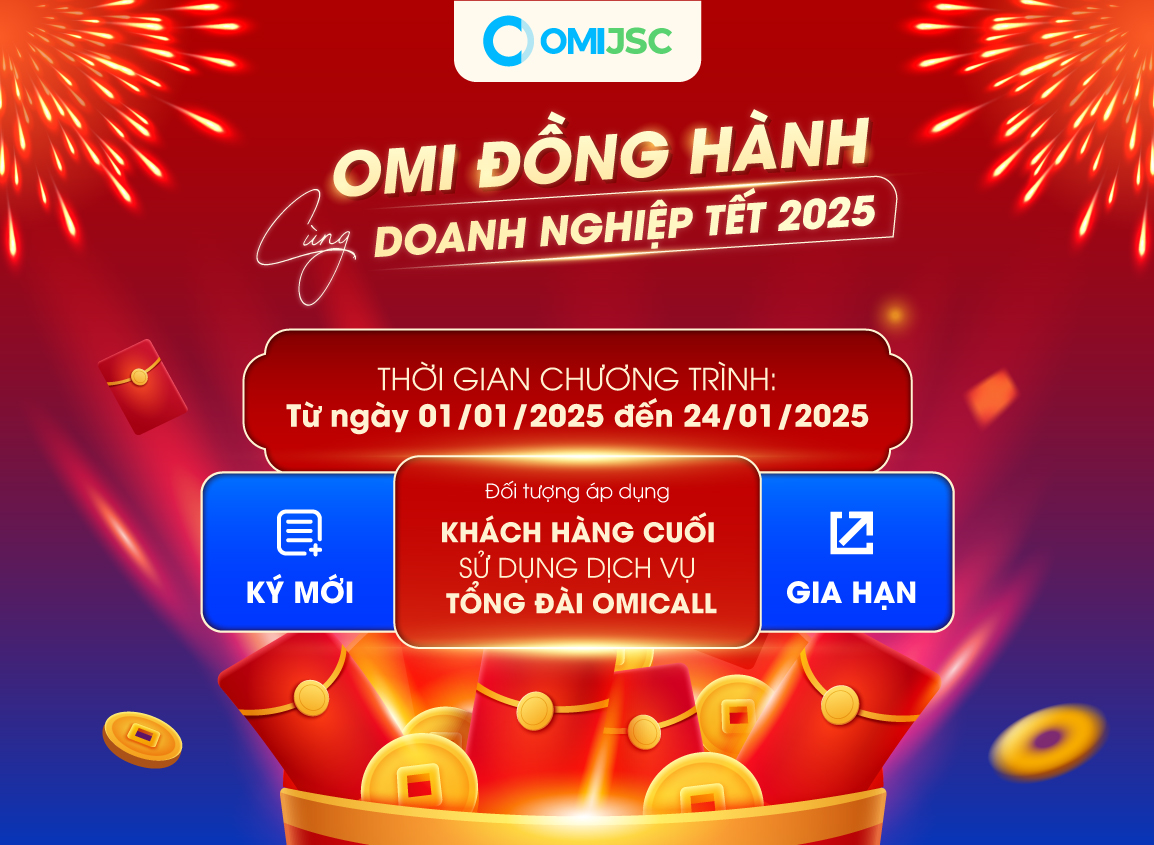 OMICall Đồng Hành Cùng Doanh Nghiệp Tết 2025