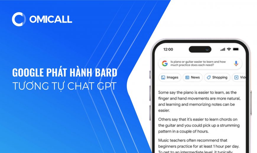 Google phát hành Bard tương tự Chat GPT
