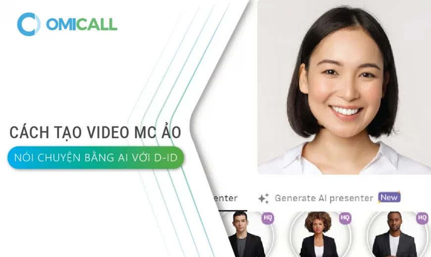 Cách tạo Video MC ảo nói chuyện bằng AI với D-ID