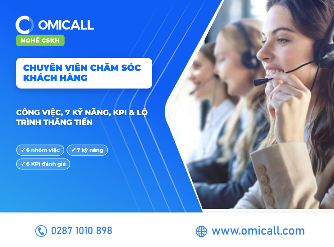 Chuyên viên chăm sóc khách hàng — công việc, 7 kỹ năng, KPI và lộ trình thăng tiến