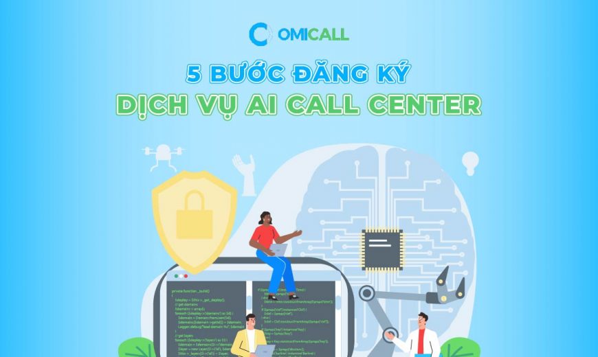 5 bước đăng ký dịch vụ AI Call Center cho doanh nghiệp