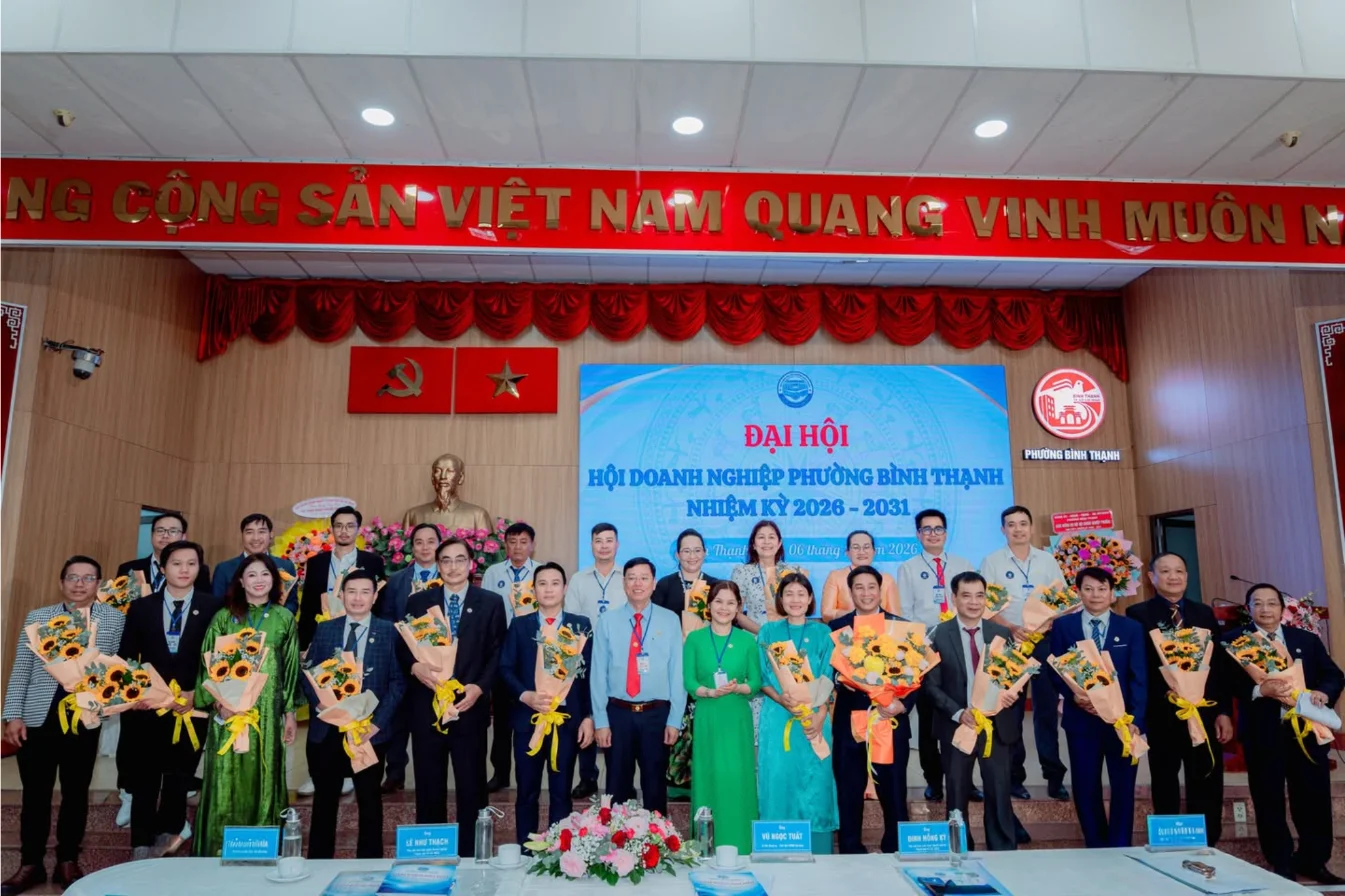 Ra mắt Ban Chấp hành Hội Doanh nghiệp phường Bình Thạnh nhiệm kỳ 2026 – 2031