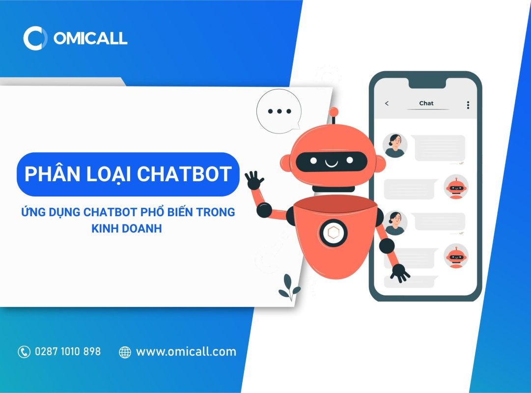 Cách phân loại chatbot - Ứng dụng chatbot phổ biến trong kinh doanh
