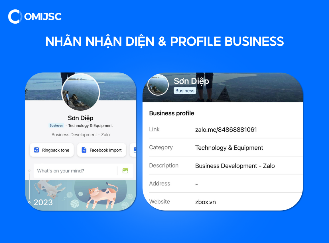 Nhãn nhận diện doanh nghiệp và hồ sơ chuyên nghiệp