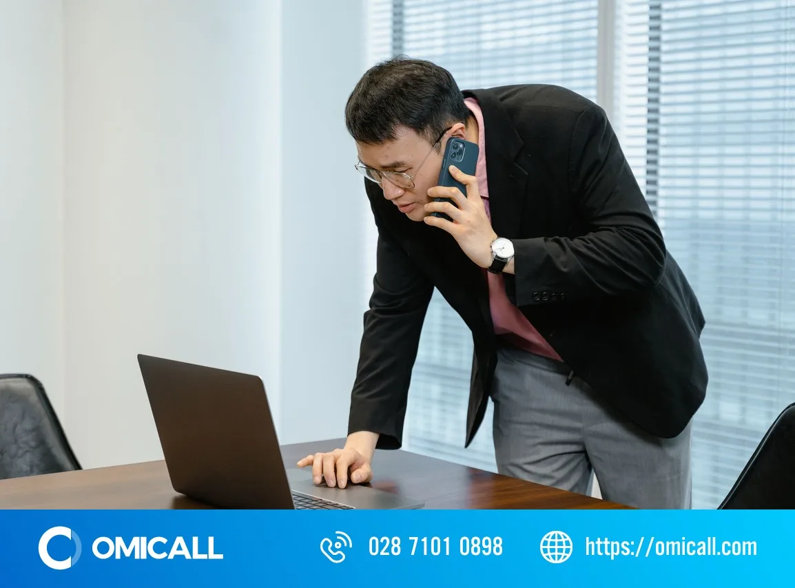 Nhân viên kinh doanh gọi lại lead mới