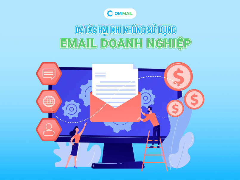 04 tác hại khi không sử dụng email doanh nghiệp cần lưu ý