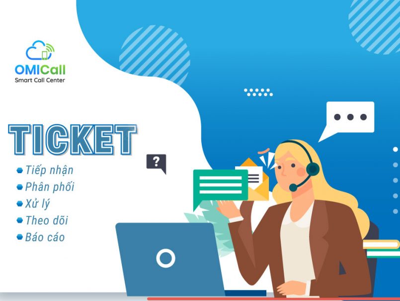 Sử dụng ticket để quản lý thông tin và chăm sóc khách hàng