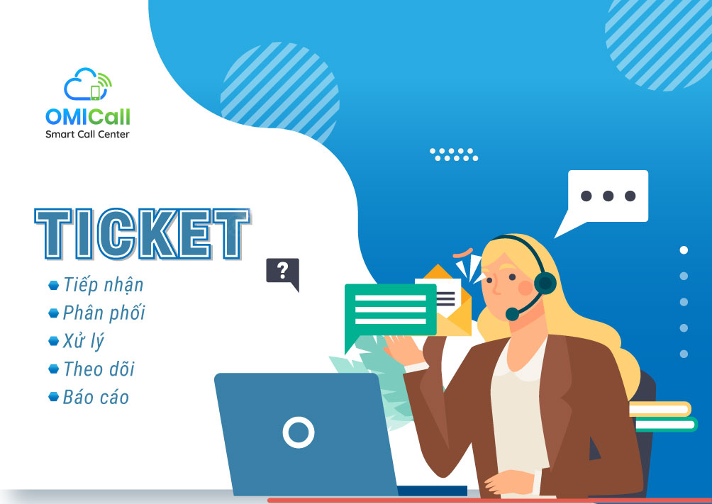 Sử dụng ticket để quản lý thông tin và chăm sóc khách hàng