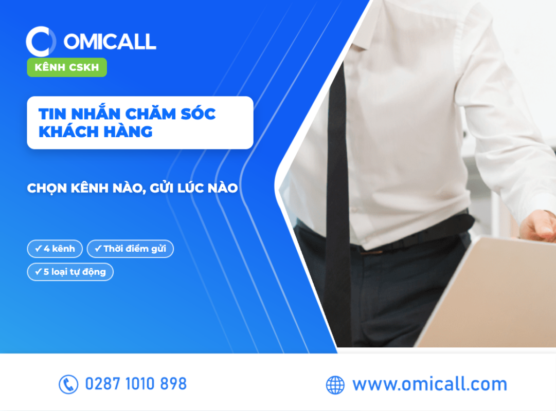 Tin nhắn chăm sóc khách hàng — chọn kênh nào, gửi lúc nào