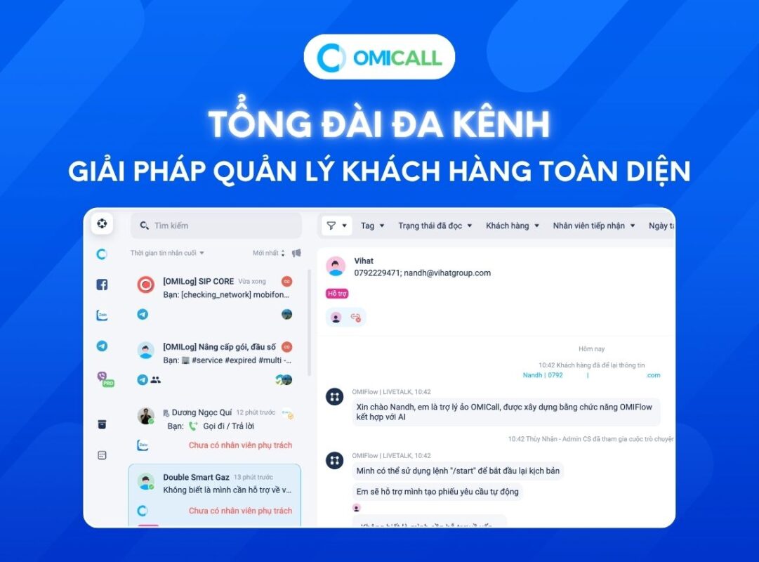 Tổng Đài Đa Kênh - Giải Pháp Quản Lý Khách Hàng Toàn Diện Cho Doanh Nghiệp