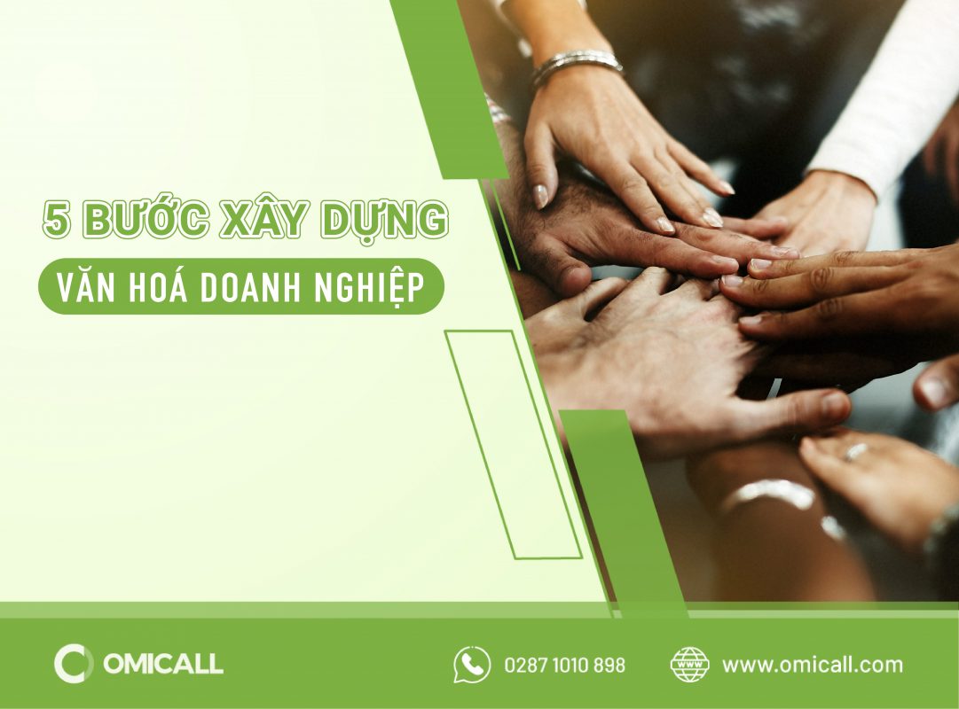 5 bước xây dựng văn hoá doanh nghiệp